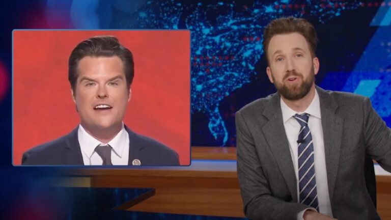 Jordan Klepper Applauds ‘Crafty Legal Move’ of Matt Gaetz