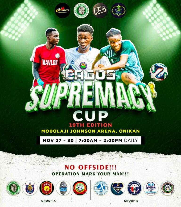 Lagos Supremacy Cup: A Dedication To Football Development And Young Talent Empowerment