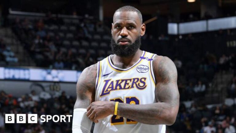 LeBron James makes history as LA Lakers down San Antonio Spurs in NBA Cup