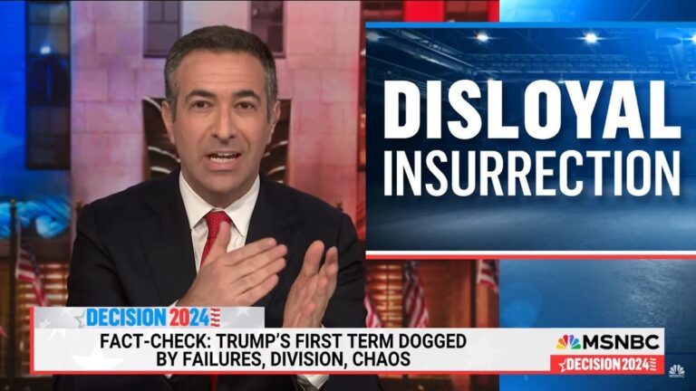 MSNBC’s Ari Melber Gives Voters 18-Minute Recap of What They Forgot About Trump’s First Term | Video