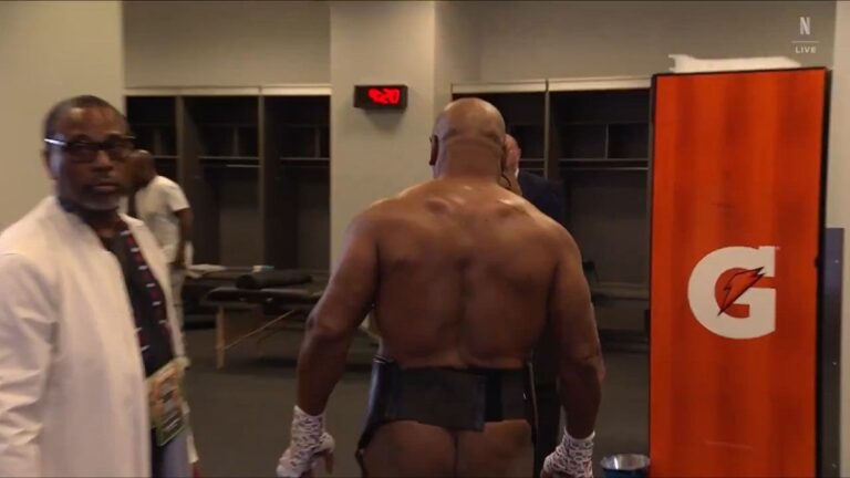 Netflix Shows Off Mike Tyson’s Butt Before Jake Paul Fight