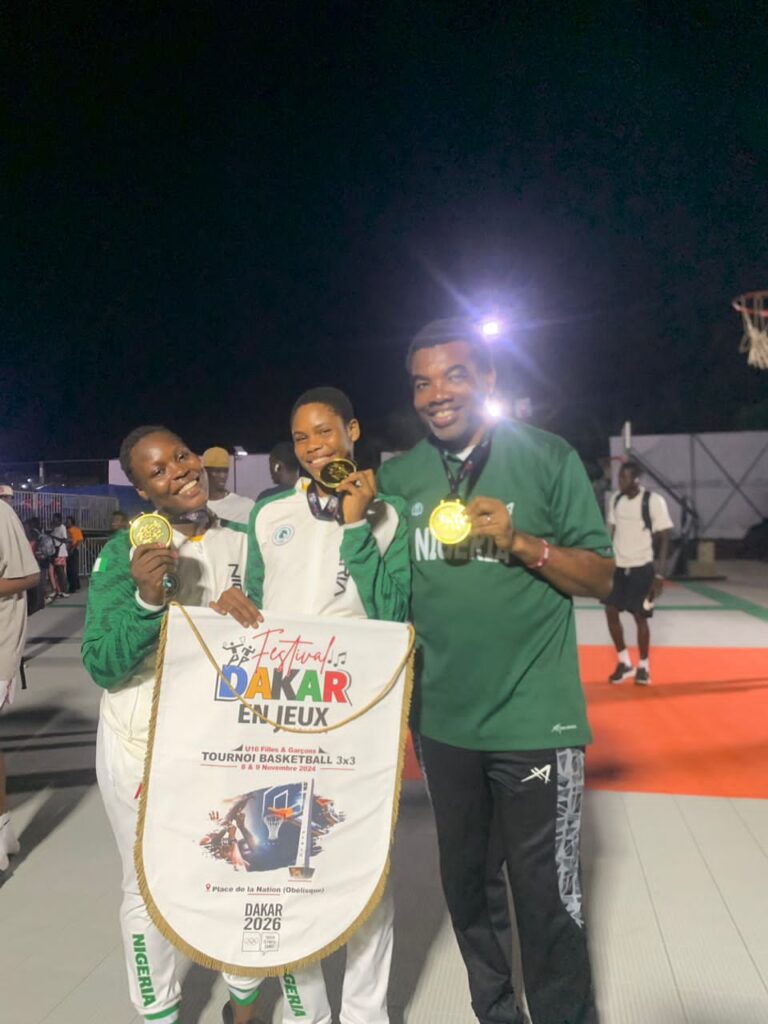 Nigeria Basketball 3v3 U16 Girls Claim Gold in Senegal