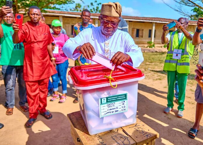 Ondo Deputy Governor, Adelami Votes in Owo, Urges People to Turn Up