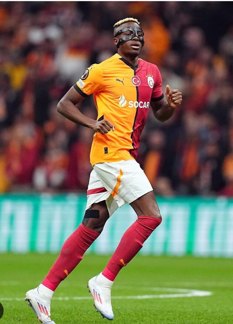 Osimhen Celebrates His Latest Brace For Galatasaray; Targets More Victories, Plus Conquest Of Europa League