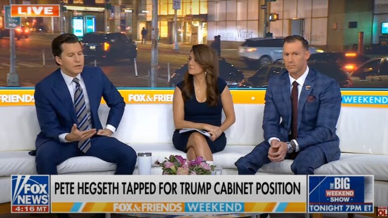 Pete Hegseth’s Colleagues Deny White Supremacy Allegations in First ‘Fox & Friends’ Since Nomination: ‘This is Defamation’ | Video