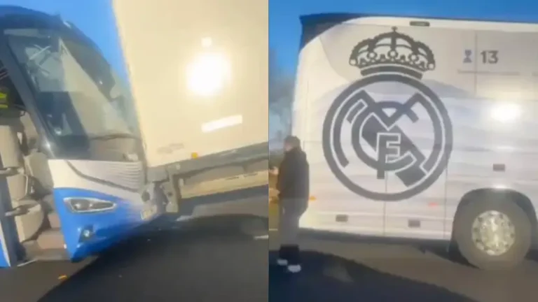 Real Madrid Bus Involved in Collision After Champions League Defeat 