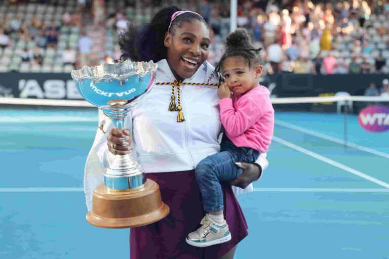 Serena Williams Shares Heartwarming Moment on Tennis Court with Youngest Daughter Adira