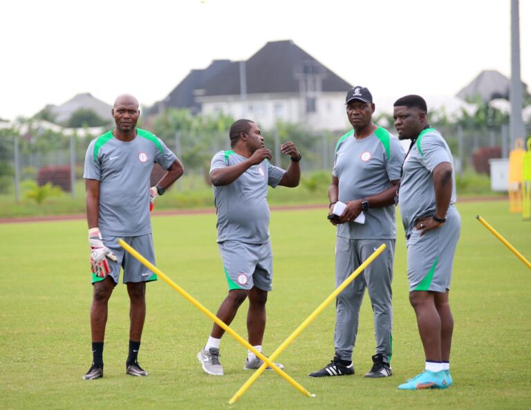 They’re Doing Well! Amunike Gives Super Eagles Interim Coaches Their Flowers