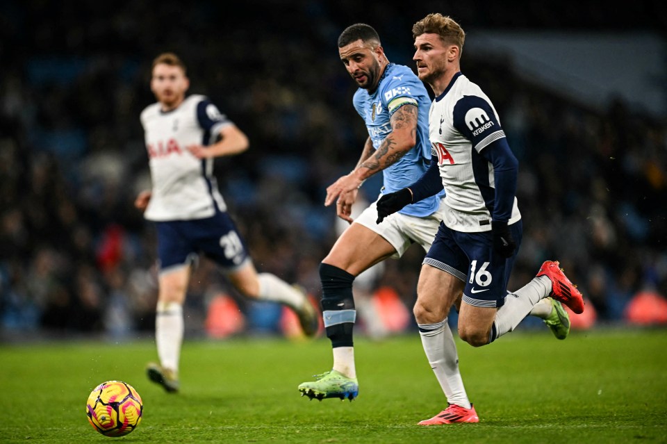 Werner torched Walker for pace at the end of the game and it could mark the beginning of the end for the Englishman at Man City