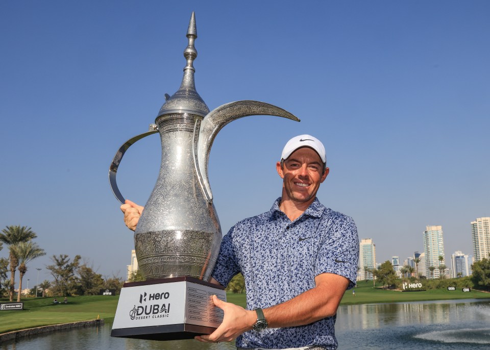 McIlroy loves playing in the Middle East and is eyeing another Race to Dubai title