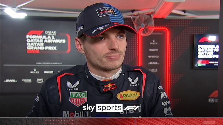 Red Bull&#39;s Max Verstappen reflects on his near crash with George Russell during qualifying at the Qatar Grand Prix.